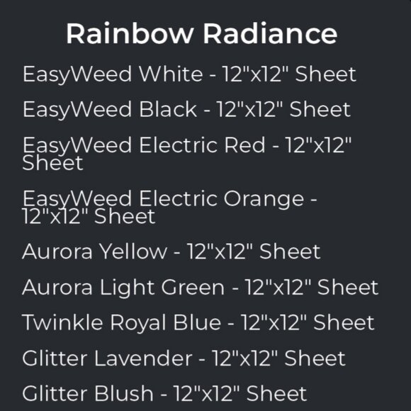 Sister Heat Transfer Vinyl Bundle for Sublimation, Tshirt, Crafting - 12" x 12" - Picture 5 of 6